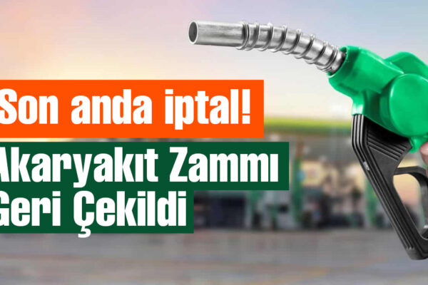 Akaryakıtta Beklenen Zam İptal Edildi